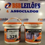 LOTE 326 - 02 BALDES DE DESMOLDANTE PARA FORMAS 3,6L. (NO ESTADO, LEILÃO NÃO TEM GARANTIA E NEM DEVOLUÇÃO, SUJEITO A POSSÍVEIS AVARIAS VISÍVEIS/OCULTAS E/OU AUSÊNCIA DE COMPONENTES).