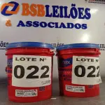 LOTE 022 - 02 - MASSAS ACRÍLICA EUCATEX 5,8KG (NO ESTADO, NÃO SABEMOS SE FUNCIONA. LEILÃO NÃO TEM GARANTIA E NEM DEVOLUÇÃO, SUJEITO A POSSÍVEIS AVARIAS VISÍVEIS/OCULTAS E/OU AUSÊNCIA DE COMPONENTES)