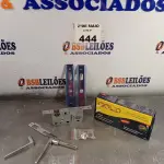 LOTE 444 - 02 FECHADURAS CRISTINA 40X53 EXTERNA ESPELHO CROMADO. (NO ESTADO, LEILÃO NÃO TEM GARANTIA E NEM DEVOLUÇÃO, SUJEITO A POSSÍVEIS AVARIAS VISÍVEIS/OCULTAS E/OU AUSÊNCIA DE COMPONENTES).