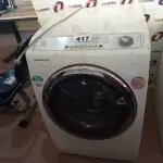 LOTE 417 - 01 LAVA E SECA 12KG MARCA ELECTROLUX 110V. (NO ESTADO, LEILÃO NÃO TEM GARANTIA E NEM DEVOLUÇÃO, SUJEITO A POSSÍVEIS AVARIAS VISÍVEIS/OCULTAS E/OU AUSÊNCIA DE COMPONENTES).