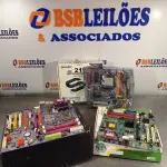 LOTE 219 - 03 PLACAS MÃE MARCAS E MODELOS DIVERSOS. (NO ESTADO, LEILÃO NÃO TEM GARANTIA E NEM DEVOLUÇÃO, SUJEITO A POSSÍVEIS AVARIAS VISÍVEIS/OCULTAS E/OU AUSÊNCIA DE COMPONENTES).
