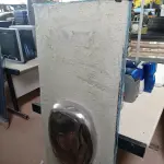 LOTE 286 - 01 PIA EM AÇO INOX CIMENTADA COM 01 CUBA MEDINDO 1,40X0,53CM. (NO ESTADO, LEILÃO NÃO TEM GARANTIA E NEM DEVOLUÇÃO, SUJEITO A POSSÍVEIS AVARIAS VISÍVEIS/OCULTAS E/OU AUSÊNCIA DE COMPONENTES).