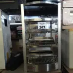 LOTE 263 - 01 ESTUFA PARA SALGADOS C/ 13 BANDEJAS EM INOX MARCA TITA (FUNCIONANDO). (NO ESTADO, LEILÃO NÃO TEM GARANTIA E NEM DEVOLUÇÃO, SUJEITO A POSSÍVEIS AVARIAS VISÍVEIS/OCULTAS E/OU AUSÊNCIA DE COMPONENTES).