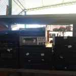 LOTE 467 - 05 APARELHOS DE SOM MARCAS E MODELOS DIVERSOS. (NO ESTADO, LEILÃO NÃO TEM GARANTIA E NEM DEVOLUÇÃO, SUJEITO A POSSÍVEIS AVARIAS VISÍVEIS/OCULTAS E/OU AUSÊNCIA DE COMPONENTES).