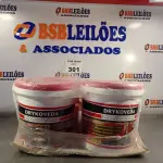 LOTE 301 - 04 BALDES DE DRYKOVEDA, ADITIVO IMPERMEABILIZANTE PARA CONCRETOS E ARGAMASSAS 3,6L. (NO ESTADO, LEILÃO NÃO TEM GARANTIA E NEM DEVOLUÇÃO, SUJEITO A POSSÍVEIS AVARIAS VISÍVEIS/OCULTAS E/OU AUSÊNCIA DE COMPONENTES).