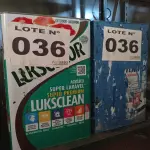 LOTE 036 - 02 – LATAS DE TINTAS (NO ESTADO, NÃO SABEMOS SE FUNCIONA. LEILÃO NÃO TEM GARANTIA E NEM DEVOLUÇÃO, SUJEITO A POSSÍVEIS AVARIAS VISÍVEIS/OCULTAS E/OU AUSÊNCIA DE COMPONENTES)