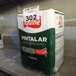 LOTE 302 - 01 LATA DE TINTA IQUINE PINTALAR INTERIORES FOSCO AVELUDADO NA COR BRANCO GELO 18L. (NO ESTADO, LEILÃO NÃO TEM GARANTIA E NEM DEVOLUÇÃO, SUJEITO A POSSÍVEIS AVARIAS VISÍVEIS/OCULTAS E/OU AUSÊNCIA DE COMPONENTES).
