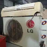 LOTE 325 - 01 CONDENSADORA MARCA LG 12.000BTU E 01 EVAPORADORA MARCA GREE 18.000BTU. (NO ESTADO, LEILÃO NÃO TEM GARANTIA E NEM DEVOLUÇÃO, SUJEITO A POSSÍVEIS AVARIAS VISÍVEIS/OCULTAS E/OU AUSÊNCIA DE COMPONENTES).