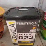 LOTE 023 - 01 - TINTA RESINA ACRÍLICA VERMELHO OXIDO 18 LITROS (NO ESTADO, NÃO SABEMOS SE FUNCIONA. LEILÃO NÃO TEM GARANTIA E NEM DEVOLUÇÃO, SUJEITO A POSSÍVEIS AVARIAS VISÍVEIS/OCULTAS E/OU AUSÊNCIA DE COMPONENTES)