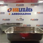 LOTE 450 - 02 CUBAS PARA LAVATÓRIO EM AÇO INOX. (NO ESTADO, LEILÃO NÃO TEM GARANTIA E NEM DEVOLUÇÃO, SUJEITO A POSSÍVEIS AVARIAS VISÍVEIS/OCULTAS E/OU AUSÊNCIA DE COMPONENTES).
