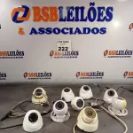 LOTE 222 - 01 LOTE COM VÁRIAS CÂMERAS DE SEGURANÇA. (NO ESTADO, LEILÃO NÃO TEM GARANTIA E NEM DEVOLUÇÃO, SUJEITO A POSSÍVEIS AVARIAS VISÍVEIS/OCULTAS E/OU AUSÊNCIA DE COMPONENTES).