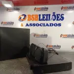 LOTE 253 - 01 - HOME THEATER LG (NO ESTADO, NÃO SABEMOS SE FUNCIONA. LEILÃO NÃO TEM GARANTIA E NEM DEVOLUÇÃO, SUJEITO A POSSÍVEIS AVARIAS VISÍVEIS/OCULTAS E/O  AUSÊNCIA DE COMPONENTES)