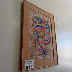 LOTE 013 - 01 QUADRO DECORATIVO (NO ESTADO, NÃO SABEMOS SE FUNCIONA. LEILÃO NÃO TEM GARANTIA E NEM DEVOLUÇÃO).