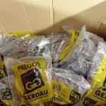 LOTE 213 - 20 KG PREGOS GERDAU 17X27 (NO ESTADO, NÃO SABEMOS SE FUNCIONA. LEILÃO NÃO TEM GARANTIA E NEM DEVOLUÇÃO, SUJEITO A POSSÍVEIS AVARIAS VISÍVEIS/OCULTAS E/OU AUSÊNCIA DE COMPONENTES)
