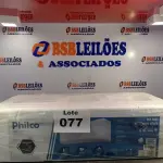 LOTE 077 - 01 - EVAPORADORA SPLIT PHILCO 9000 BTU/H FRIO - PAS9200F1 220V (NO ESTADO, NÃO SABEMOS SE FUNCIONA. LEILÃO NÃO TEM GARANTIA E NEM DEVOLUÇÃO, SUJEITO A POSSÍVEIS AVARIAS VISÍVEIS/OCULTAS E/OU AUSÊNCIA DE COMPONENTES)