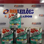 LOTE 061 - 04 - LATAS TINTA ACRÍLICA SUPRA LUKSCOLOR PREMIUM BRANCO 3,6L (NO ESTADO, NÃO SABEMOS SE FUNCIONA. LEILÃO NÃO TEM GARANTIA E NEM DEVOLUÇÃO, SUJEITO A POSSÍVEIS AVARIAS VISÍVEIS/OCULTAS E/OU AUSÊNCIA DE COMPONENTES)