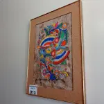 LOTE 013 - 01 QUADRO DECORATIVO (NO ESTADO, NÃO SABEMOS SE FUNCIONA. LEILÃO NÃO TEM GARANTIA E NEM DEVOLUÇÃO).