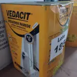 LOTE 185 - 01 - VEDAPREN PAREDE BRANCO LATA 20KG VEDACIT (NO ESTADO, NÃO SABEMOS SE FUNCIONA. LEILÃO NÃO TEM GARANTIA E NEM DEVOLUÇÃO, SUJEITO A POSSÍVEIS AVARIAS VISÍVEIS/OCULTAS E/OU AUSÊNCIA DE COMPONENTES)
