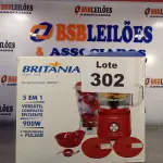 LOTE 302 - 01 - MULTIPROCESSADOR ALL IN ONE BRITÂNIA BMP900V 900W 220V (NO ESTADO, NÃO SABEMOS SE FUNCIONA. LEILÃO NÃO TEM GARANTIA E NEM DEVOLUÇÃO, SUJEITO A POSSÍVEIS AVARIAS VISÍVEIS/OCULTAS E/OU AUSÊNCIA DE COMPONENTES)
