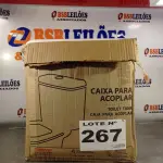 LOTE 267 - 01 - CAIXA ACOPLADA WAY-ONE BRANCO - LORENZETTI (NO ESTADO, NÃO SABEMOS SE FUNCIONA. LEILÃO NÃO TEM GARANTIA E NEM DEVOLUÇÃO, SUJEITO A POSSÍVEIS AVARIAS VISÍVEIS/OCULTAS E/OU AUSÊNCIA DE COMPONENTES)