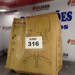 LOTE 316 - 01 - CADEIRA DE ESCRITÓRIO START GIRATÓRIA PRETA - GA209 MULTILASER (NO ESTADO, NÃO SABEMOS SE FUNCIONA. LEILÃO NÃO TEM GARANTIA E NEM DEVOLUÇÃO, SUJEITO A POSSÍVEIS AVARIAS VISÍVEIS/OCULTAS E/OU AUSÊNCIA DE COMPONENTES)