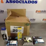 LOTE 298 - 25 – CARTUCHOS IMPRESSORA (NO ESTADO, NÃO SABEMOS SE FUNCIONA. LEILÃO NÃO TEM GARANTIA E NEM DEVOLUÇÃO, SUJEITO A POSSÍVEIS AVARIAS VISÍVEIS/OCULTAS E/OU AUSÊNCIA DE COMPONENTES)