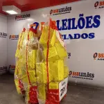 LOTE 281 - 72 - CAIXAS DE LUZ EMBUTIR 4X2 AMARELA KRONA (NO ESTADO, NÃO SABEMOS SE FUNCIONA. LEILÃO NÃO TEM GARANTIA E NEM DEVOLUÇÃO, SUJEITO A POSSÍVEIS AVARIAS VISÍVEIS/OCULTAS E/OU AUSÊNCIA DE COMPONENTES)