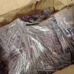 LOTE 199 - 20 KG PREGO GERDAU 19X36 (NO ESTADO, NÃO SABEMOS SE FUNCIONA. LEILÃO NÃO TEM GARANTIA E NEM DEVOLUÇÃO, SUJEITO A POSSÍVEIS AVARIAS VISÍVEIS/OCULTAS E/OU AUSÊNCIA DE COMPONENTES)