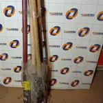 LOTE 239 - 03 - CAVADEIRAS ARTICULADA COM CABO 150CM (NO ESTADO, NÃO SABEMOS SE FUNCIONA. LEILÃO NÃO TEM GARANTIA E NEM DEVOLUÇÃO, SUJEITO A POSSÍVEIS AVARIAS VISÍVEIS/OCULTAS E/OU AUSÊNCIA DE COMPONENTES)