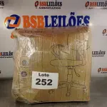 LOTE 252 - 01 - CADEIRA DE ESCRITÓRIO START GIRATÓRIA PRETA - GA209 MULTILASER (NO ESTADO, NÃO SABEMOS SE FUNCIONA. LEILÃO NÃO TEM GARANTIA E NEM DEVOLUÇÃO, SUJEITO A POSSÍVEIS AVARIAS VISÍVEIS/OCULTAS E/OU AUSÊNCIA DE COMPONENTES)