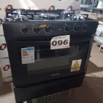 LOTE 096 - 01 - FOGÃO DE PISO SUGGAR COOK 5 QUEIMADORES PRETO BIVOLT (NO ESTADO, NÃO SABEMOS SE FUNCIONA. LEILÃO NÃO TEM GARANTIA E NEM DEVOLUÇÃO, SUJEITO A POSSÍVEIS AVARIAS VISÍVEIS/OCULTAS E/OU AUSÊNCIA DE COMPONENTES)