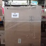 LOTE 157 - 01 - BERÇO AMERICANO BRANCO MADEIRA MDF CLEAN (NO ESTADO, NÃO SABEMOS SE FUNCIONA. LEILÃO NÃO TEM GARANTIA E NEM DEVOLUÇÃO, SUJEITO A POSSÍVEIS AVARIAS VISÍVEIS/OCULTAS E/OU AUSÊNCIA DE COMPONENTES)