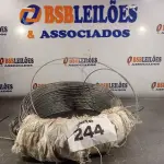 LOTE 244 - 01 - ROLO DE CABO (NO ESTADO, NÃO SABEMOS SE FUNCIONA. LEILÃO NÃO TEM GARANTIA E NEM DEVOLUÇÃO, SUJEITO A POSSÍVEIS AVARIAS VISÍVEIS/OCULTAS E/OU AUSÊNCIA DE COMPONENTES)