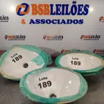 LOTE 189 - 03 - CUBAS EMBUTIR OVAL CELITE (NO ESTADO, NÃO SABEMOS SE FUNCIONA. LEILÃO NÃO TEM GARANTIA E NEM DEVOLUÇÃO, SUJEITO A POSSÍVEIS AVARIAS VISÍVEIS/OCULTAS E/OU AUSÊNCIA DE COMPONENTES)