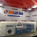 LOTE 077 - 01 - EVAPORADORA SPLIT PHILCO 9000 BTU/H FRIO - PAS9200F1 220V (NO ESTADO, NÃO SABEMOS SE FUNCIONA. LEILÃO NÃO TEM GARANTIA E NEM DEVOLUÇÃO, SUJEITO A POSSÍVEIS AVARIAS VISÍVEIS/OCULTAS E/OU AUSÊNCIA DE COMPONENTES)