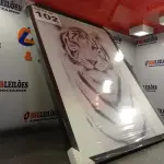 LOTE 102 - 01 - QUADRO DECORATIVO 80X60 (NO ESTADO, NÃO SABEMOS SE FUNCIONA. LEILÃO NÃO TEM GARANTIA E NEM DEVOLUÇÃO, SUJEITO A POSSÍVEIS AVARIAS VISÍVEIS/OCULTAS E/OU AUSÊNCIA DE COMPONENTES)