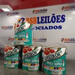 LOTE 061 - 04 - LATAS TINTA ACRÍLICA SUPRA LUKSCOLOR PREMIUM BRANCO 3,6L (NO ESTADO, NÃO SABEMOS SE FUNCIONA. LEILÃO NÃO TEM GARANTIA E NEM DEVOLUÇÃO, SUJEITO A POSSÍVEIS AVARIAS VISÍVEIS/OCULTAS E/OU AUSÊNCIA DE COMPONENTES)