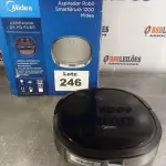 LOTE 246 - 01 - ASPIRADOR ROBÔ MIDEA SMART BRUSH (NO ESTADO, NÃO SABEMOS SE FUNCIONA. LEILÃO NÃO TEM GARANTIA E NEM DEVOLUÇÃO, SUJEITO A POSSÍVEIS AVARIAS VISÍVEIS/OCULTAS E/OU AUSÊNCIA DE COMPONENTES)