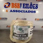 LOTE 287 - 110 METROS CORDA SISAL 12MM (NO ESTADO, NÃO SABEMOS SE FUNCIONA. LEILÃO NÃO TEM GARANTIA E NEM DEVOLUÇÃO, SUJEITO A POSSÍVEIS AVARIAS VISÍVEIS/OCULTAS E/OU AUSÊNCIA DE COMPONENTES)