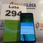 LOTE 294 - 01 - SMARTPHONE MOTOROLA MOTO G7 64GB (NO ESTADO, NÃO SABEMOS SE FUNCIONA. LEILÃO NÃO TEM GARANTIA E NEM DEVOLUÇÃO, SUJEITO A POSSÍVEIS AVARIAS VISÍVEIS/OCULTAS E/OU AUSÊNCIA DE COMPONENTES)