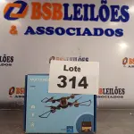 LOTE 314 - 01 - DRONE EAGLE FPV CÂMERA HD 1280P MULTILASER - ES256 (NO ESTADO, NÃO SABEMOS SE FUNCIONA. LEILÃO NÃO TEM GARANTIA E NEM DEVOLUÇÃO, SUJEITO A POSSÍVEIS AVARIAS VISÍVEIS/OCULTAS E/OU AUSÊNCIA DE COMPONENTES)