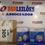 LOTE 305 - 05 - REFLETORES LED 10W COM SENSOR (NO ESTADO, NÃO SABEMOS SE FUNCIONA. LEILÃO NÃO TEM GARANTIA E NEM DEVOLUÇÃO, SUJEITO A POSSÍVEIS AVARIAS VISÍVEIS/OCULTAS E/OU AUSÊNCIA DE COMPONENTES)