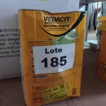 LOTE 185 - 01 - VEDAPREN PAREDE BRANCO LATA 20KG VEDACIT (NO ESTADO, NÃO SABEMOS SE FUNCIONA. LEILÃO NÃO TEM GARANTIA E NEM DEVOLUÇÃO, SUJEITO A POSSÍVEIS AVARIAS VISÍVEIS/OCULTAS E/OU AUSÊNCIA DE COMPONENTES)