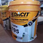 LOTE 195 - 01 - TINTA IMPERMEÁVEL VEDAPREN PAREDE 18KG - VEDACIT (NO ESTADO, NÃO SABEMOS SE FUNCIONA. LEILÃO NÃO TEM GARANTIA E NEM DEVOLUÇÃO, SUJEITO A POSSÍVEIS AVARIAS VISÍVEIS/OCULTAS E/OU AUSÊNCIA DE COMPONENTES)