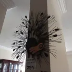 LOTE 291 - 04 ARTES EM FERRO PARA DECORAÇÃO (NO ESTADO, NÃO SABEMOS SE FUNCIONA. LEILÃO NÃO TEM GARANTIA E NEM DEVOLUÇÃO).