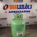 LOTE 198 - 01 BOTIJÃO DE GÁS R22 PARA AR-CONDICIONADOS (NO ESTADO, NÃO SABEMOS SE FUNCIONA. LEILÃO NÃO TEM GARANTIA E NEM DEVOLUÇÃO).