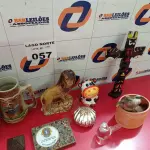 LOTE 057 - 01 LOTE COM ARTIGOS DE DECORAÇÃO (NO ESTADO, NÃO SABEMOS SE FUNCIONA. LEILÃO NÃO TEM GARANTIA E NEM DEVOLUÇÃO).