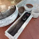 LOTE 280 - 04 JARROS PARA PLANTAS (NO ESTADO, NÃO SABEMOS SE FUNCIONA. LEILÃO NÃO TEM GARANTIA E NEM DEVOLUÇÃO).
