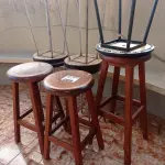 LOTE 269 - 08 BANQUETAS ALTAS (NO ESTADO, NÃO SABEMOS SE FUNCIONA. LEILÃO NÃO TEM GARANTIA E NEM DEVOLUÇÃO).