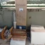 LOTE 285 - 01 LOTE COM CERÂMICAS DIVERSAS E RODAPÉS (NO ESTADO, NÃO SABEMOS SE FUNCIONA. LEILÃO NÃO TEM GARANTIA E NEM DEVOLUÇÃO).